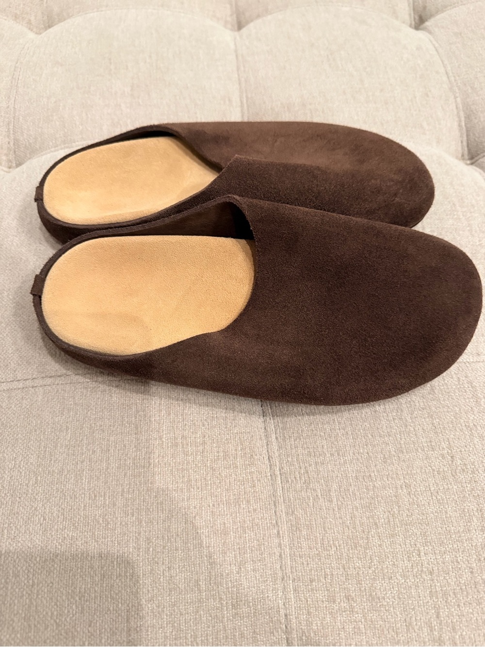 Women’s Brown Slip-On Suede Comfort Mule Shoes size 39 - Picture 3 of 4